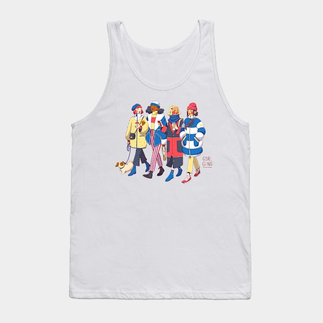 Girl Gang Winter Tank Top by Karothekreator